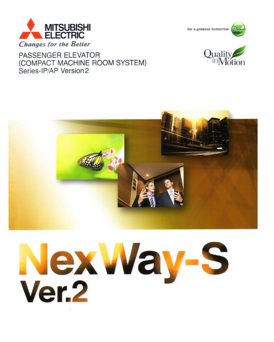 Thang máy Mitsubishi NexWay-S AP Version2 lắp đặt tại tòa nhà cao tầng