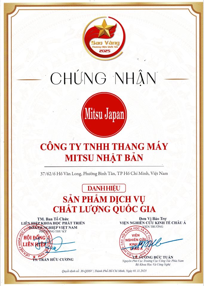 Chứng nhận sản phẩm đạt chất lượng Quốc Gia 2025