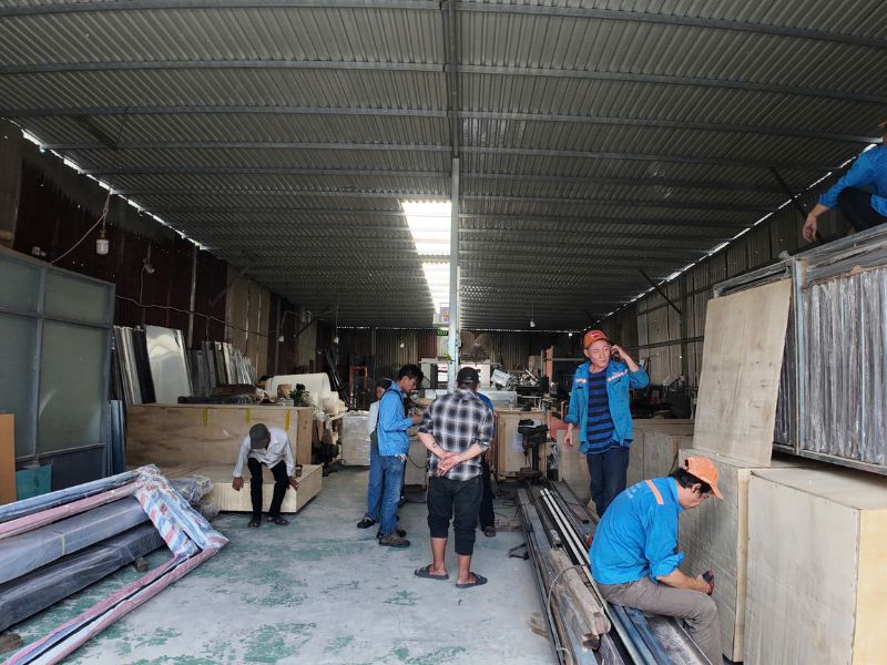 nhà xưởng công ty thang máy Mitsubishi Nhật Bản